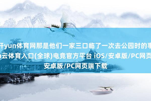 开yun体育网那是他们一家三口临了一次去公园时的事-开yun云体育入口(全球)电竞官方平台 iOS/安卓版/PC网页端下载